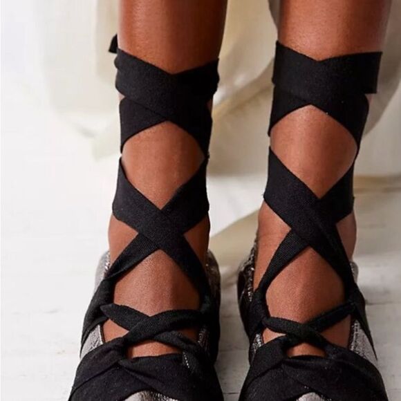 New Free People Cece Wrap Ballet Flats Size 7 - Picture 3 of 12